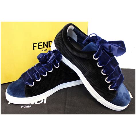 blue velvet fendi sneakers|Sneakers .